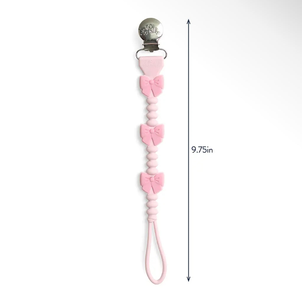 Itzy Ritzy Paci Strap- Pink Bows