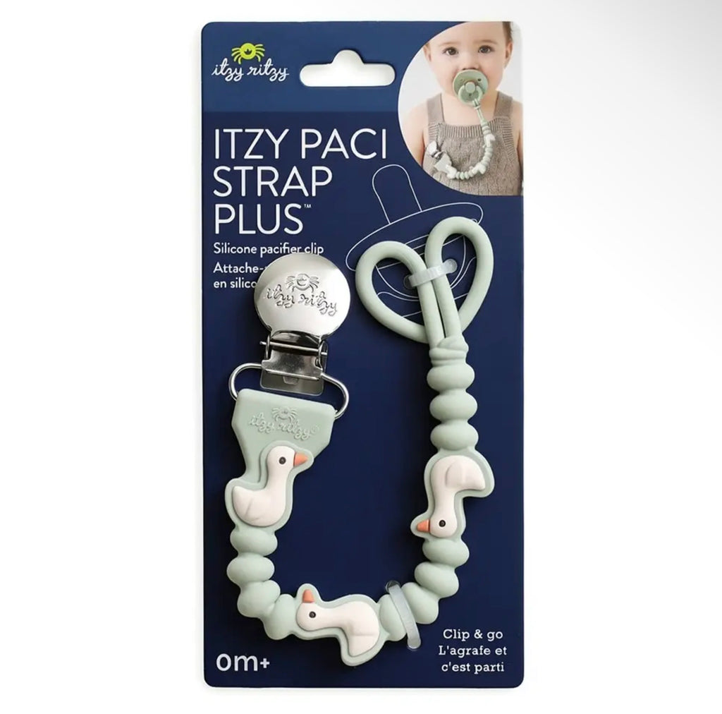 Itzy Ritzy Paci Strap- Green Goose