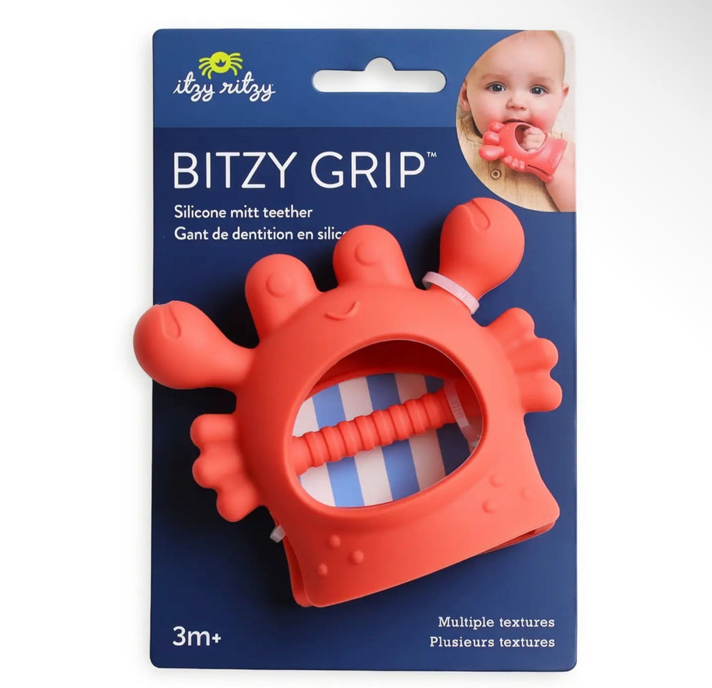 Itzy Ritzy Crab Bitzy Grip Teether